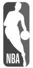 NBA logo representing professional basketball organization client