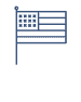 United States flag icon representing federal government relations and policy advocacy