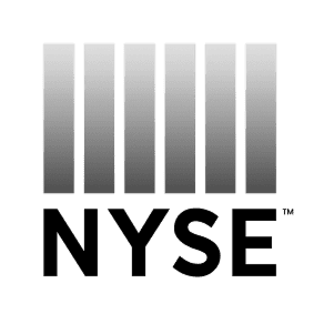 NYSE logo representing global stock exchange and financial markets client
