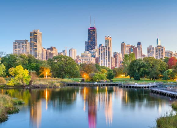 Chicago skyline representing Civix Partners Midwest presence